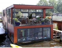 Photo Textures of Buildings Houseboat